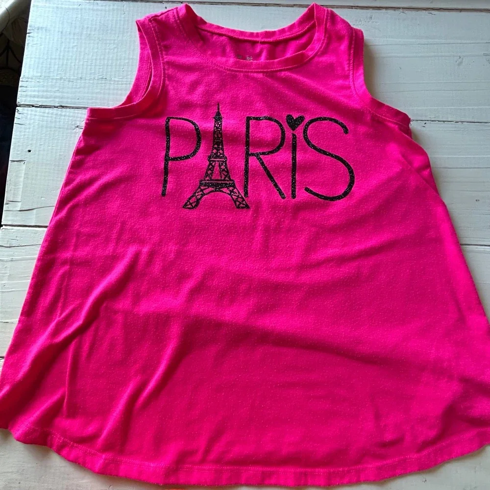 Girls Top Bundle Justice Jerzees Pink Purple Graphic Tee Ribbed Rose Size 10-12